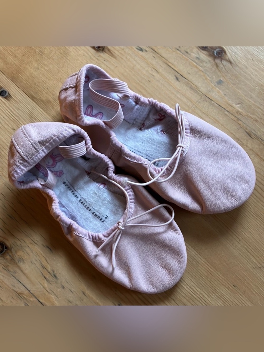 Childrens Bunnyhop Leather Ballet Shoes Size 13C
